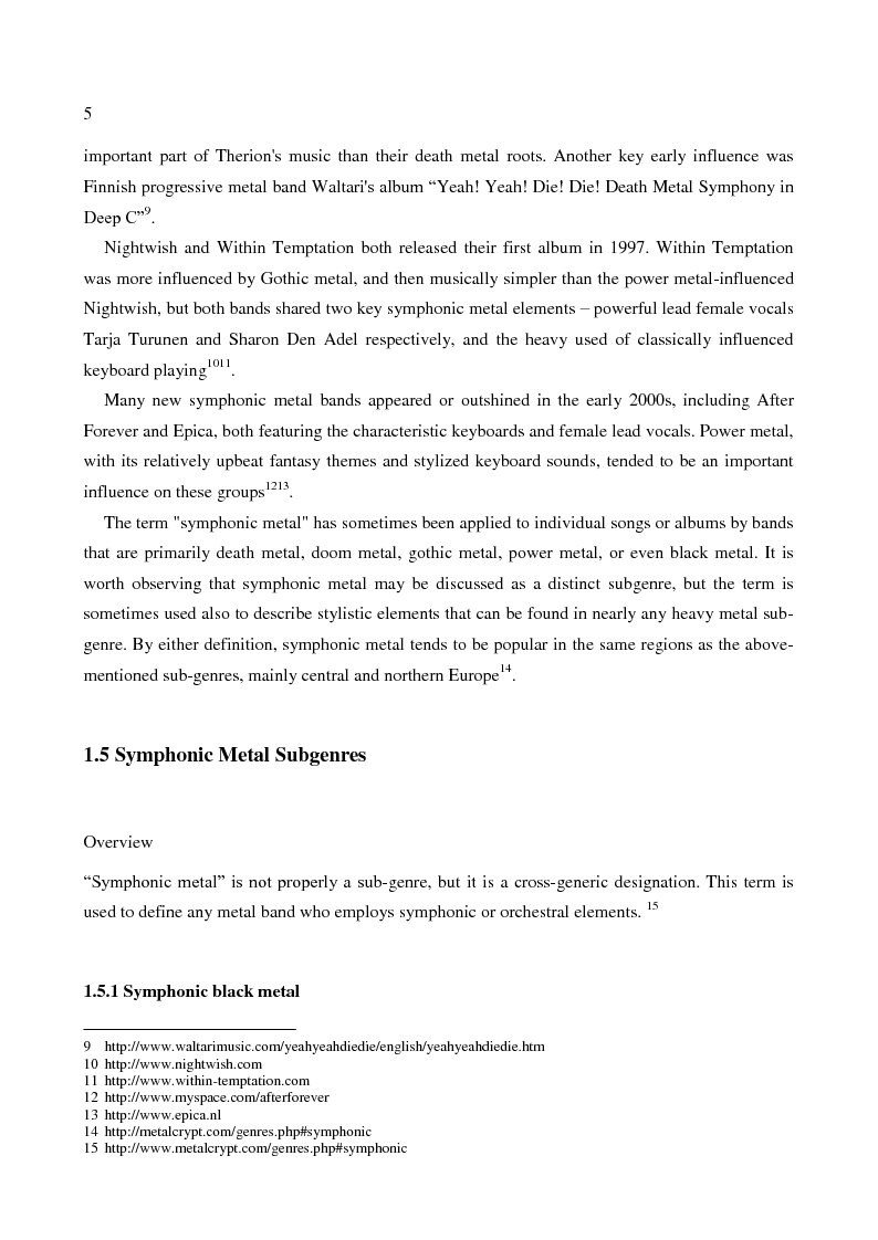 Anteprima della tesi: Evaluation in Online Music Reviews: How Internauts Convey Their Opinions, Pagina 6