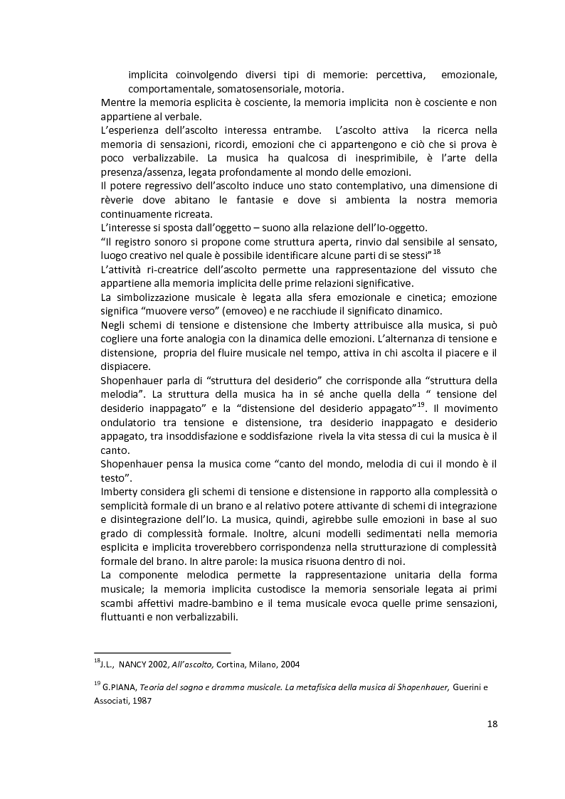 Anteprima della tesi: Memoria musicale e malattia di Alzheimer, Pagina 11
