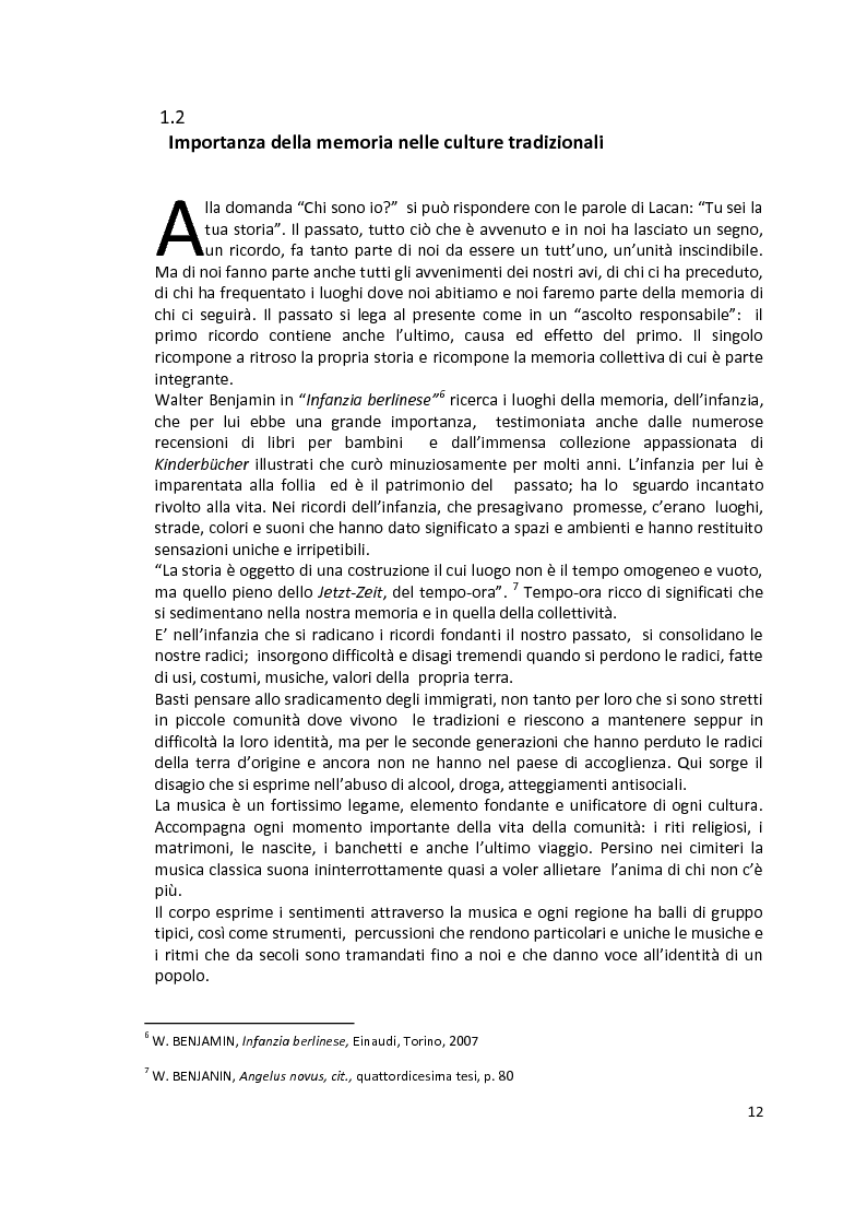 Anteprima della tesi: Memoria musicale e malattia di Alzheimer, Pagina 5