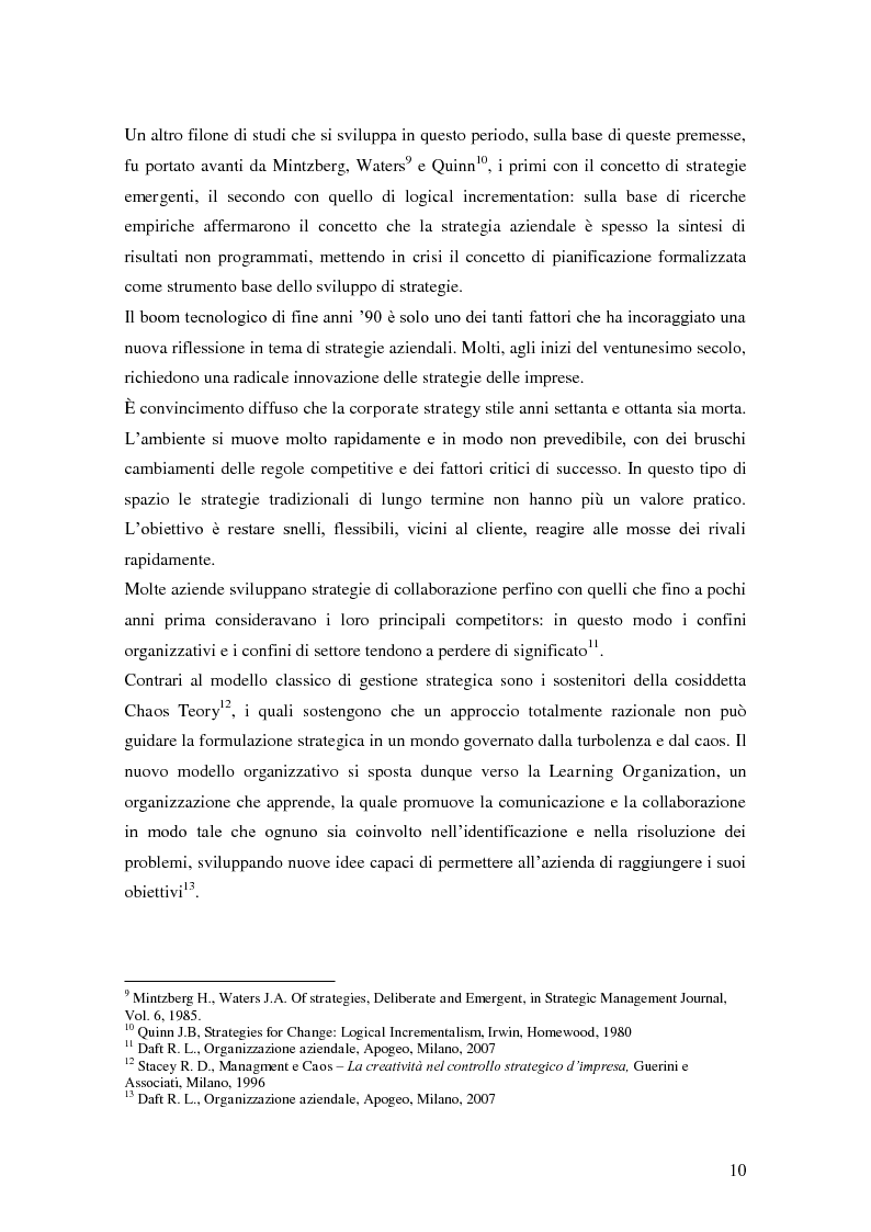 Anteprima della tesi: Strategie aziendali e creatività: il progetto Elica Unlimited, Pagina 11