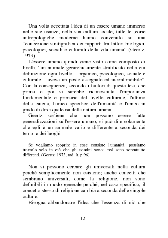 Anteprima della tesi: Le basi bio-cognitive delle credenze religiose, Pagina 11