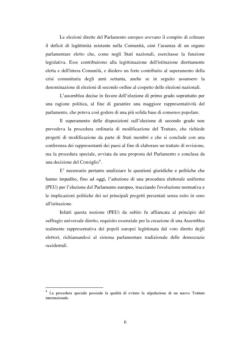 Anteprima della tesi: I sistemi elettorali nazionali per le elezioni europee, Pagina 4