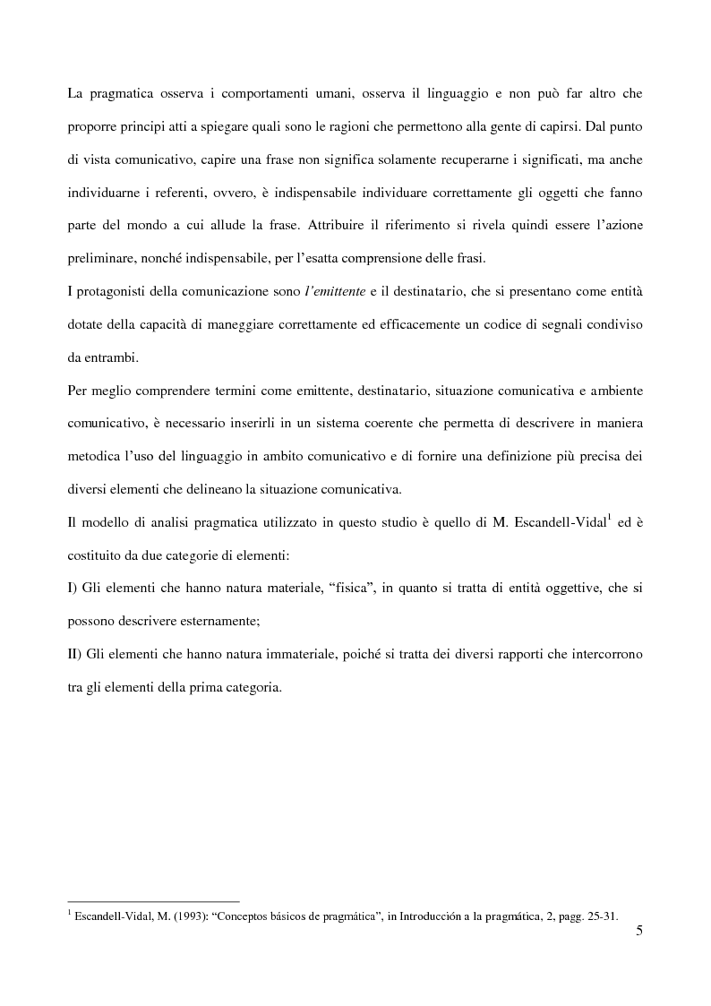 Anteprima della tesi: La cortesia verbale e gli atti di rifiuto di un invito. Uno studio contrastivo italiano-spagnolo, Pagina 3