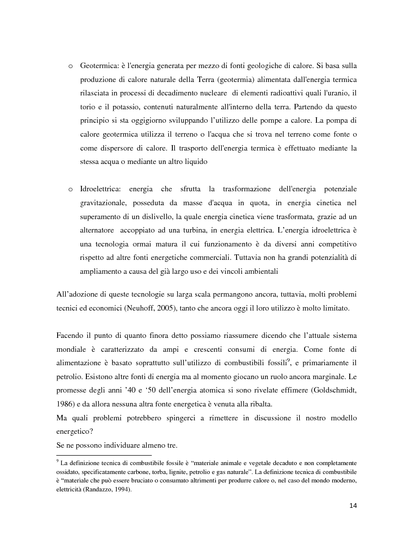 Anteprima della tesi: La politica energetica europea: alla ricerca di un nuovo paradigma, Pagina 12