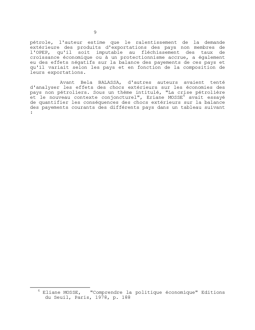 Anteprima della tesi: Analyse de l'impact des chocs exterieurs sur l'ajustement budgetaire au Rwanda, Pagina 9