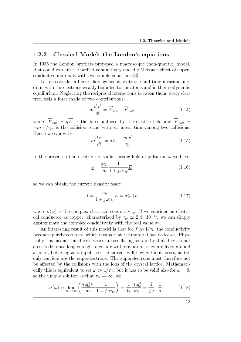 Anteprima della tesi: Numerical Analysis of the Electrical Interconnections Between LHC Superconducting Magnets, Pagina 14