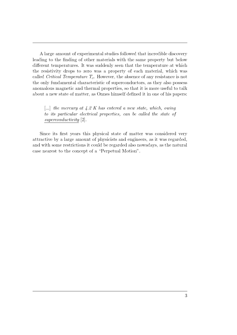 Anteprima della tesi: Numerical Analysis of the Electrical Interconnections Between LHC Superconducting Magnets, Pagina 4