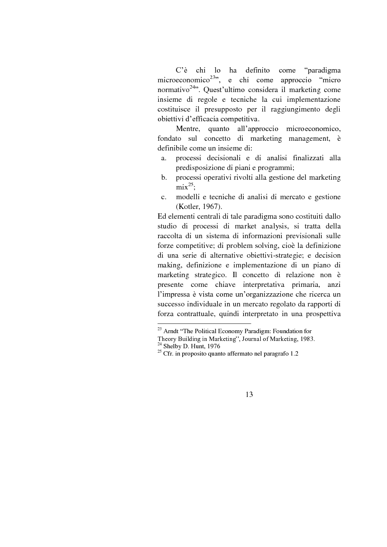 Anteprima della tesi: Il marketing relazionale nei mercati business-to-business, Pagina 14