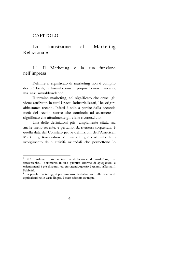 Anteprima della tesi: Il marketing relazionale nei mercati business-to-business, Pagina 5