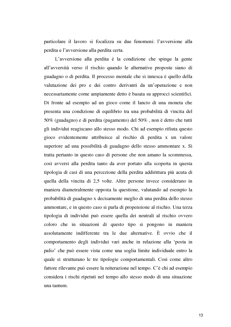Anteprima della tesi: Finanza comportamentale: legami tra politica e mercati finanziari, Pagina 7