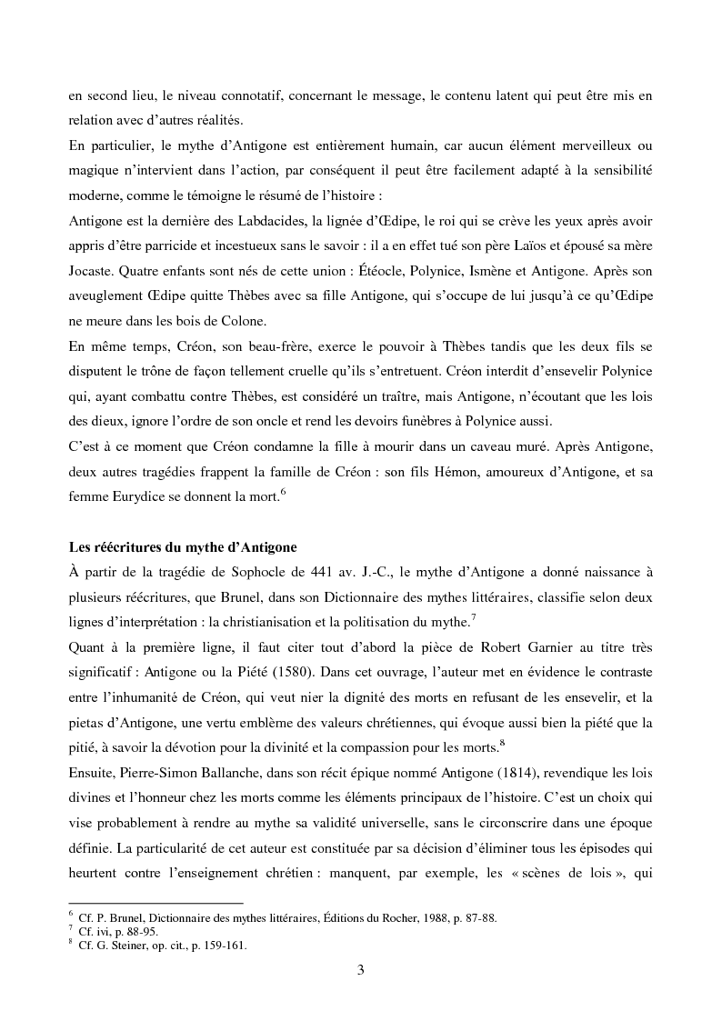 Anteprima della tesi: L'Antigone de Bauchau, Pagina 4