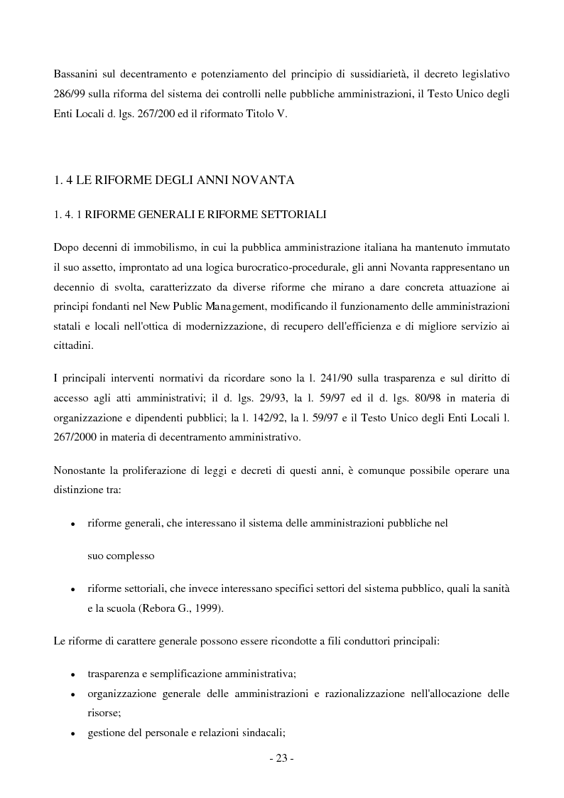 Anteprima della tesi: Il controllo e la pianificazione strategica nelle amministrazioni centrali: evoluzione e prospettive di sviluppo, Pagina 16