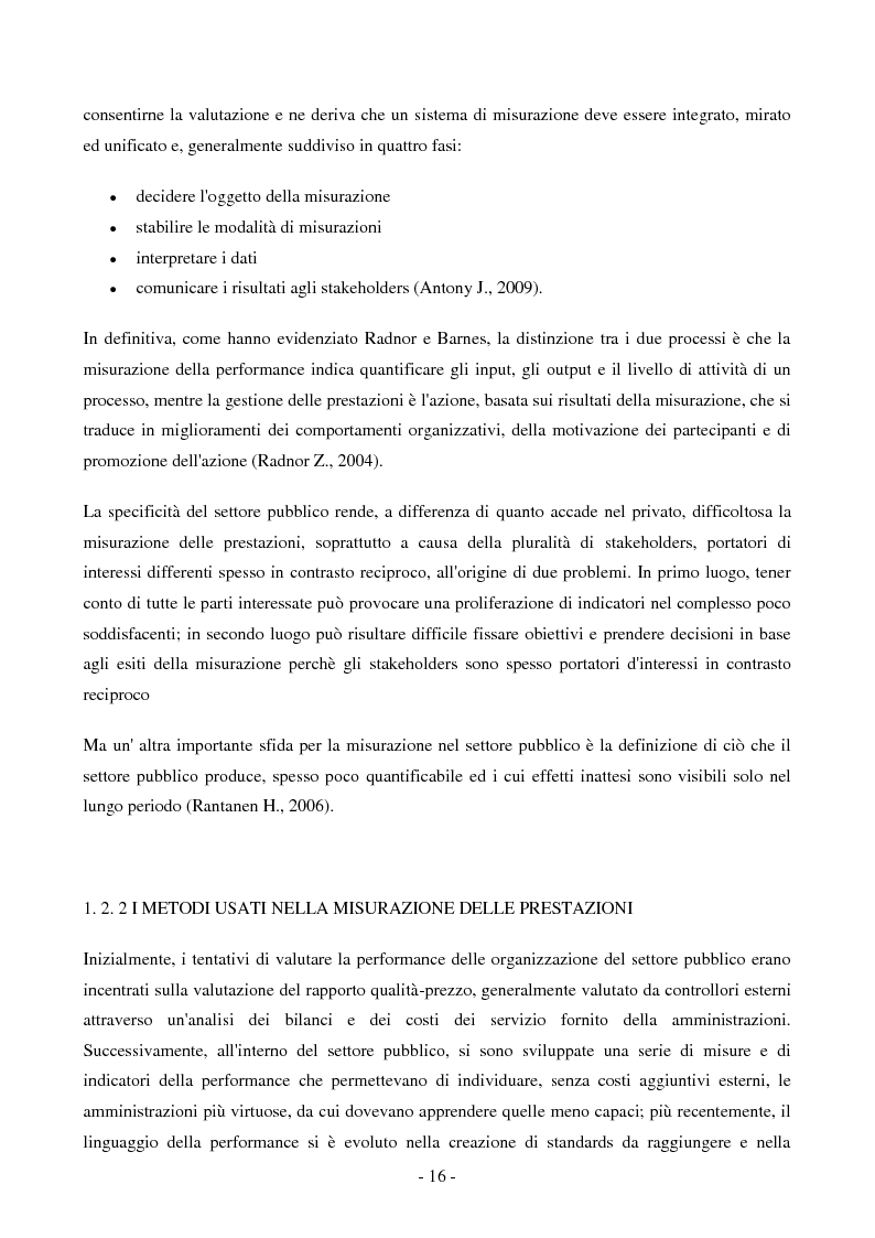 Anteprima della tesi: Il controllo e la pianificazione strategica nelle amministrazioni centrali: evoluzione e prospettive di sviluppo, Pagina 9