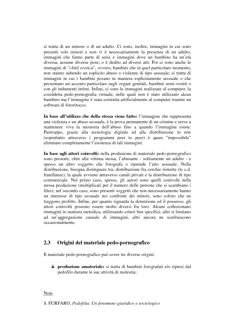 Anteprima della tesi: Tool e metodologie informatiche per il contrasto alla pedofilia online ed alla pedo-pornografia, Pagina 5