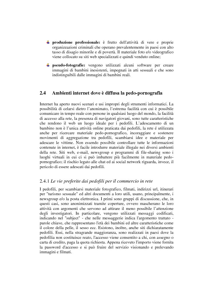 Anteprima della tesi: Tool e metodologie informatiche per il contrasto alla pedofilia online ed alla pedo-pornografia, Pagina 6