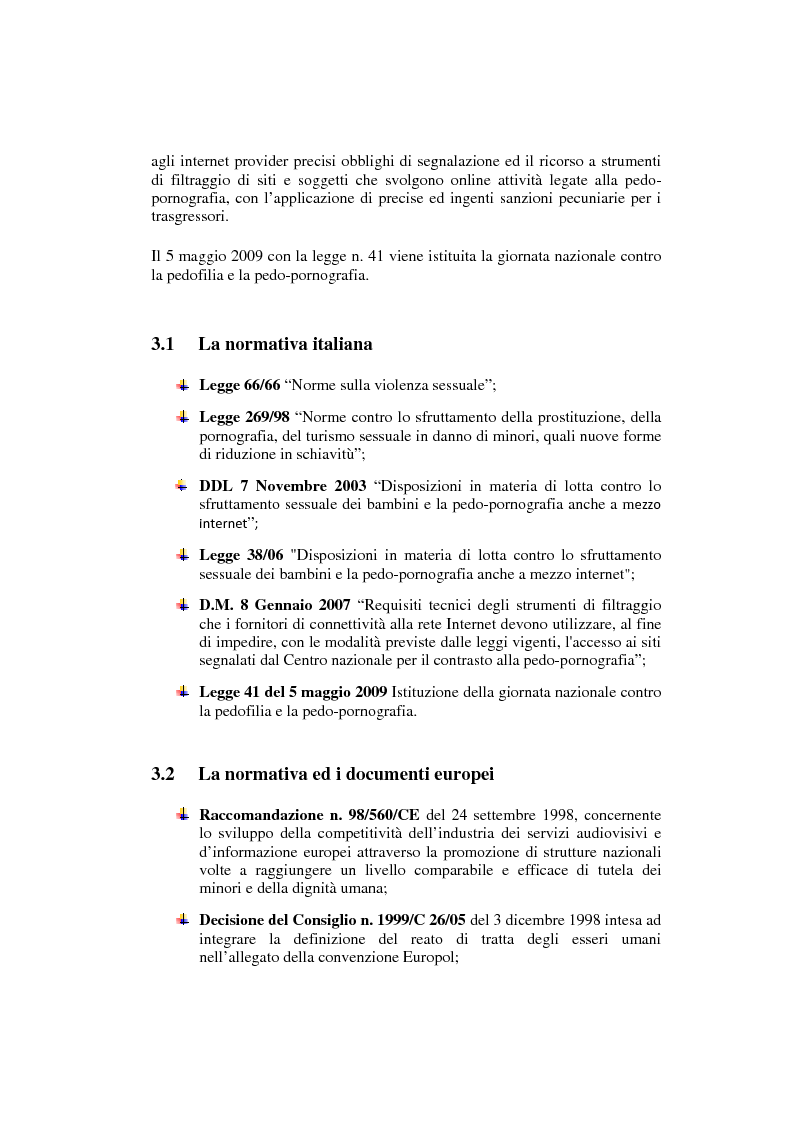 Anteprima della tesi: Tool e metodologie informatiche per il contrasto alla pedofilia online ed alla pedo-pornografia, Pagina 9