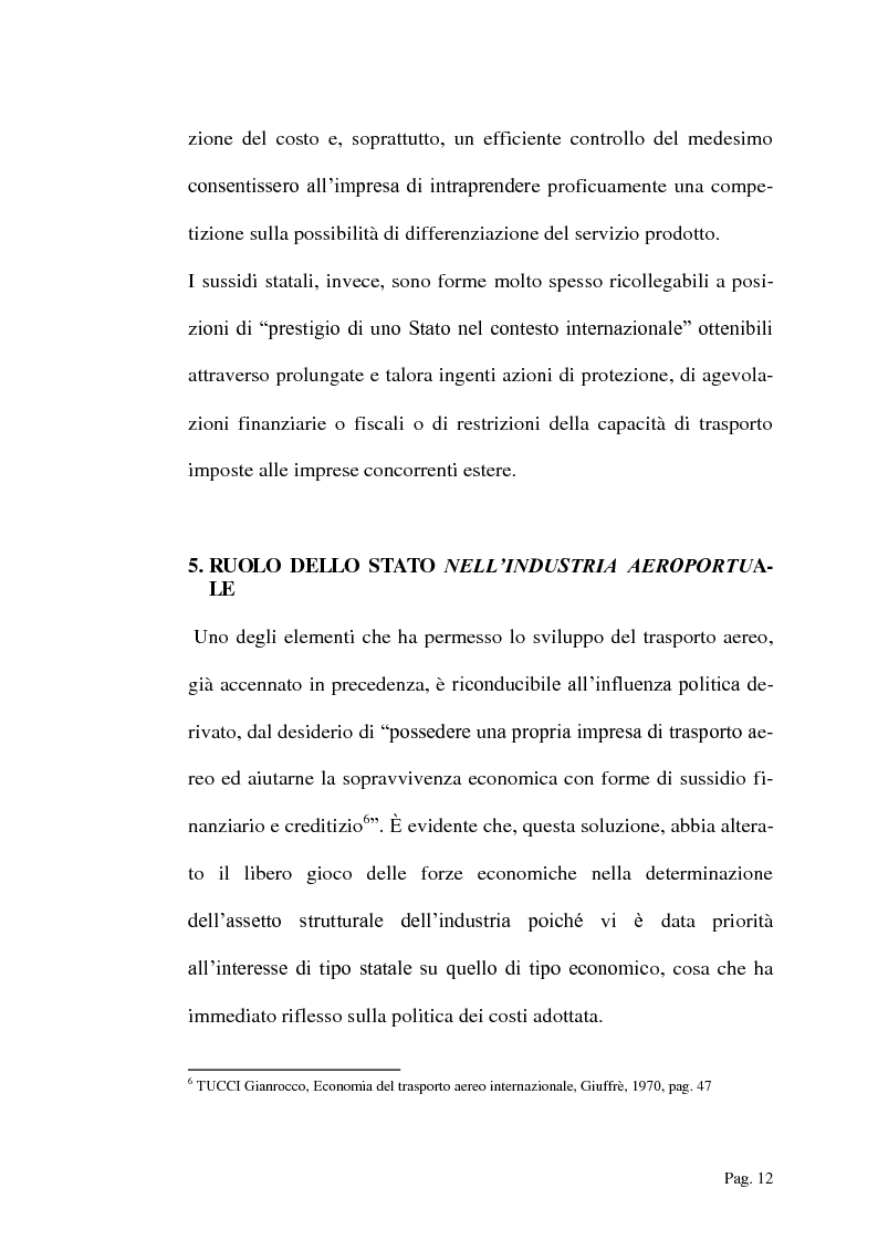 Anteprima della tesi: Infrastrutture aeroportuali e reti di servizi complementari al settore marittimo, Pagina 12