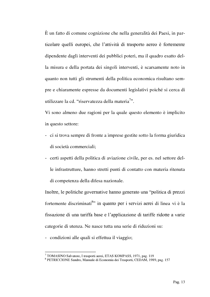 Anteprima della tesi: Infrastrutture aeroportuali e reti di servizi complementari al settore marittimo, Pagina 13
