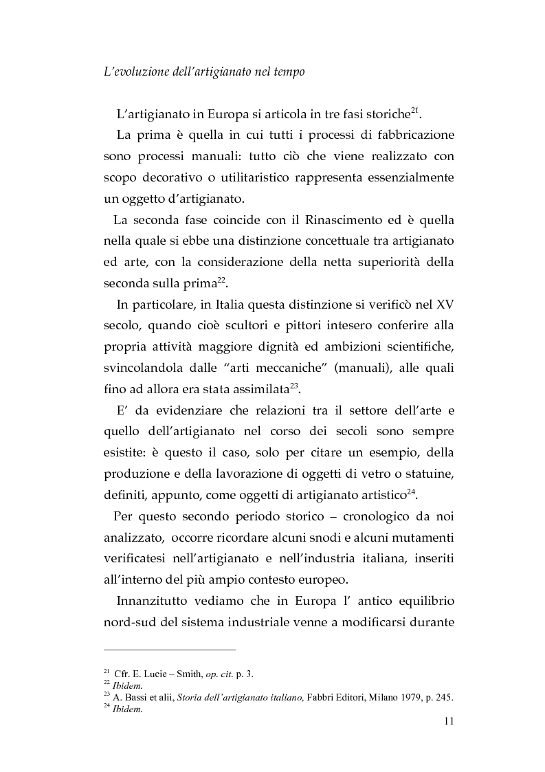 Anteprima della tesi: Le attività artigianali di Capitanata dal Decennio Francese all'Unità, Pagina 9