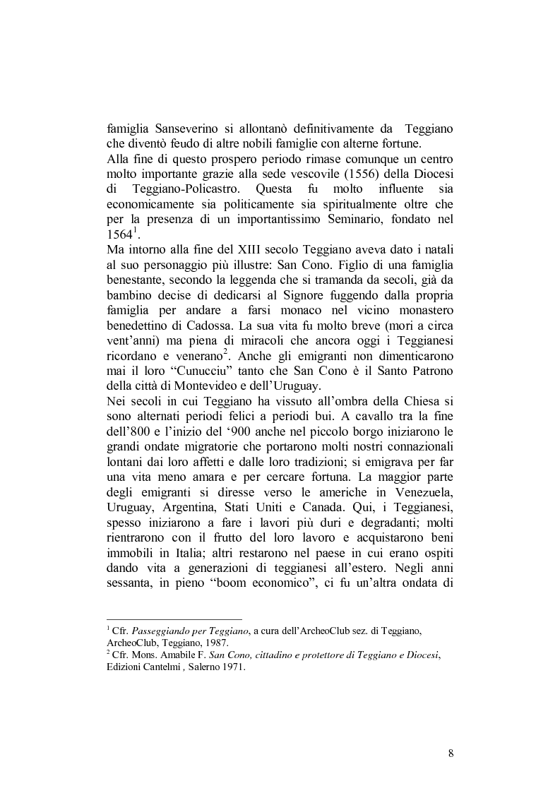 Anteprima della tesi: Il dialetto di Teggiano, Pagina 6