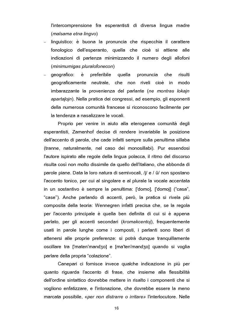 Anteprima della tesi: L'esperanto: la storia, la comunità, le problematiche, la lingua, Pagina 13