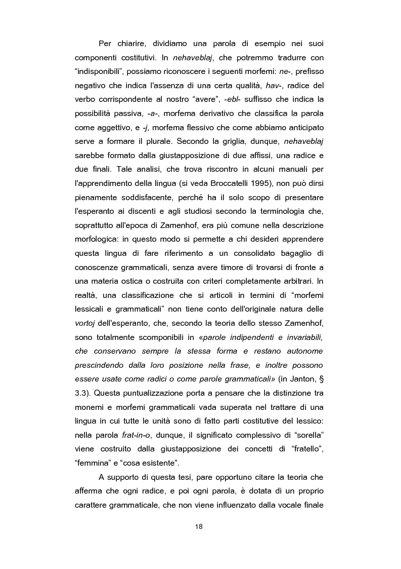 Anteprima della tesi: L'esperanto: la storia, la comunità, le problematiche, la lingua, Pagina 15