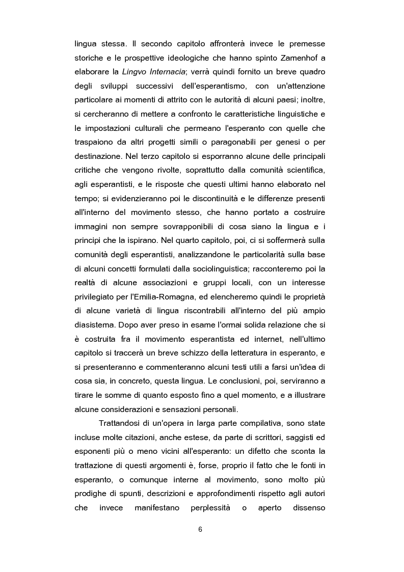 Anteprima della tesi: L'esperanto: la storia, la comunità, le problematiche, la lingua, Pagina 3