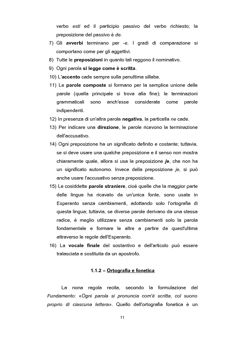 Anteprima della tesi: L'esperanto: la storia, la comunità, le problematiche, la lingua, Pagina 8
