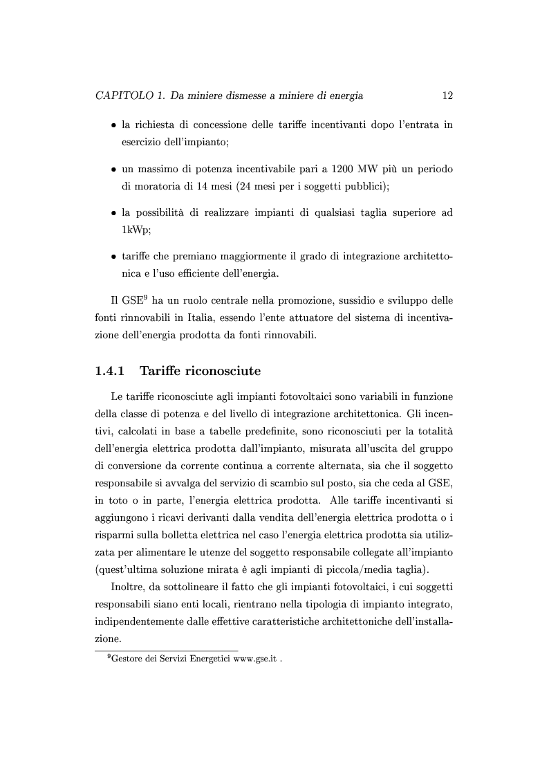 Anteprima della tesi: Studio di fattibilità tecnico-economica di un impianto fotovoltaico da 1 MWp e di uno da 500 kWp per il Comune di Massa Marittima (GR), Pagina 10