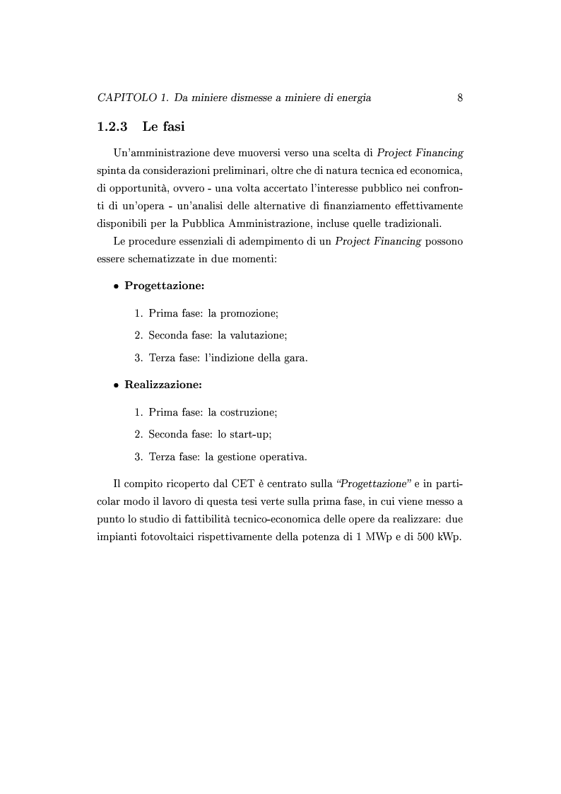 Anteprima della tesi: Studio di fattibilità tecnico-economica di un impianto fotovoltaico da 1 MWp e di uno da 500 kWp per il Comune di Massa Marittima (GR), Pagina 6