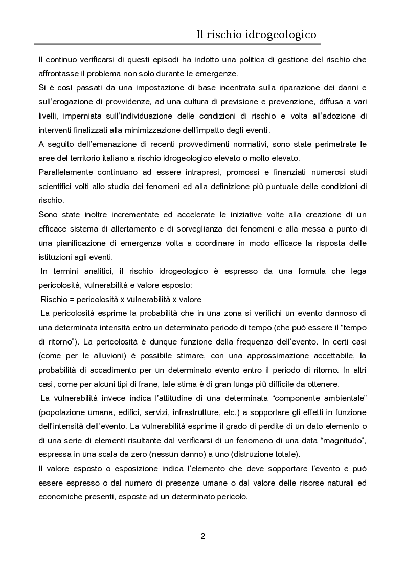 Anteprima della tesi: Il rischio idraulico nel territorio di pianura tra Livenza e Lemene mediante un modello uni-bidimensionale, Pagina 3
