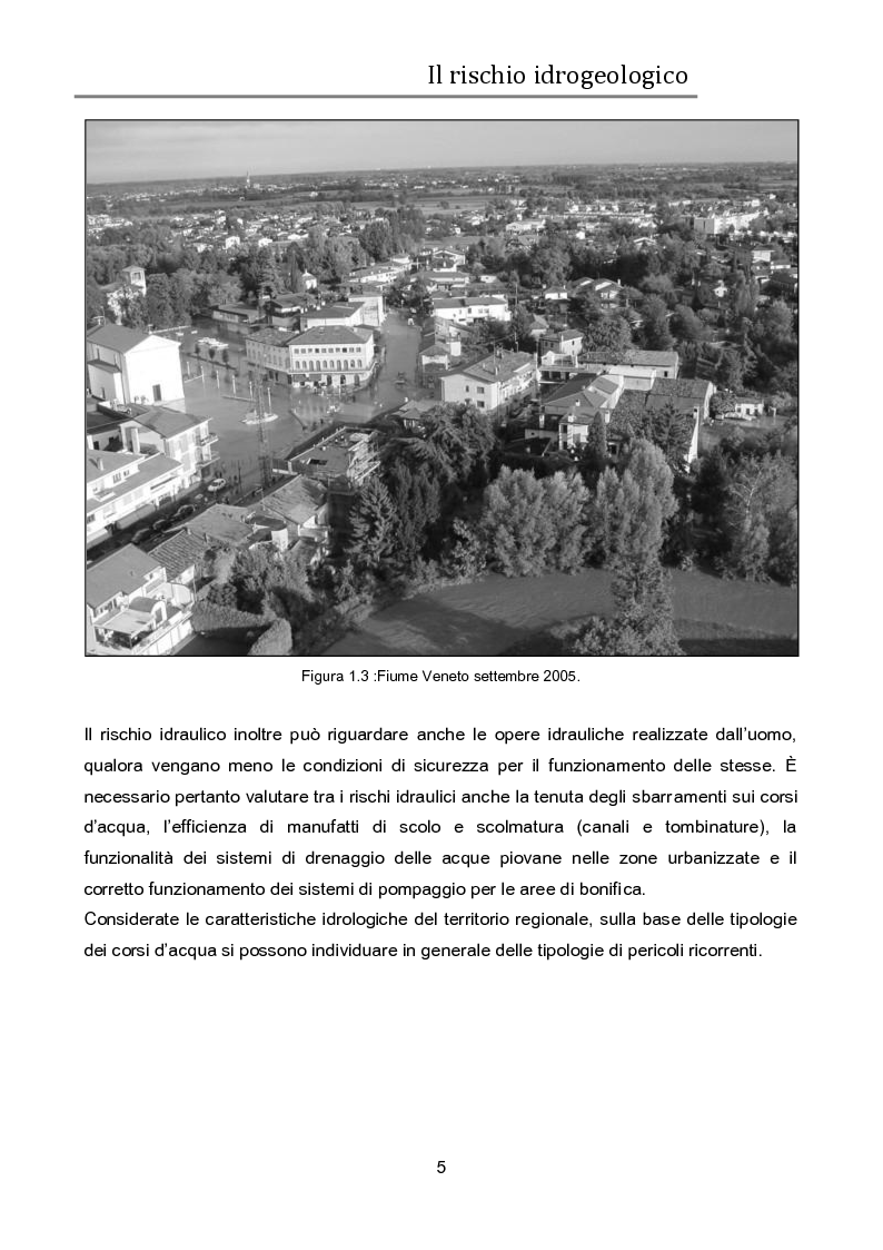 Anteprima della tesi: Il rischio idraulico nel territorio di pianura tra Livenza e Lemene mediante un modello uni-bidimensionale, Pagina 6
