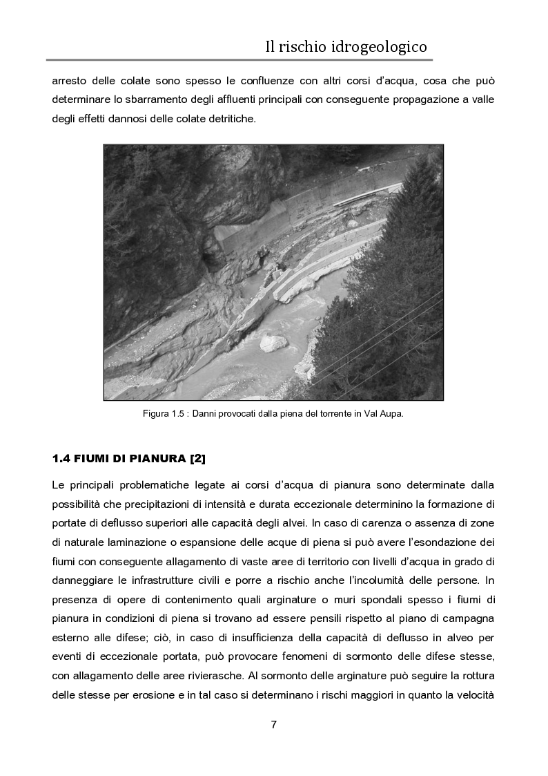 Anteprima della tesi: Il rischio idraulico nel territorio di pianura tra Livenza e Lemene mediante un modello uni-bidimensionale, Pagina 8