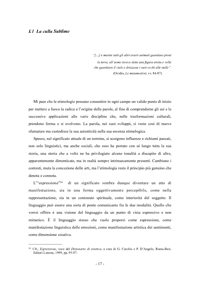 Estratto dalla tesi: Il sublime fra passione e rappresentazione: da Longino a Burke