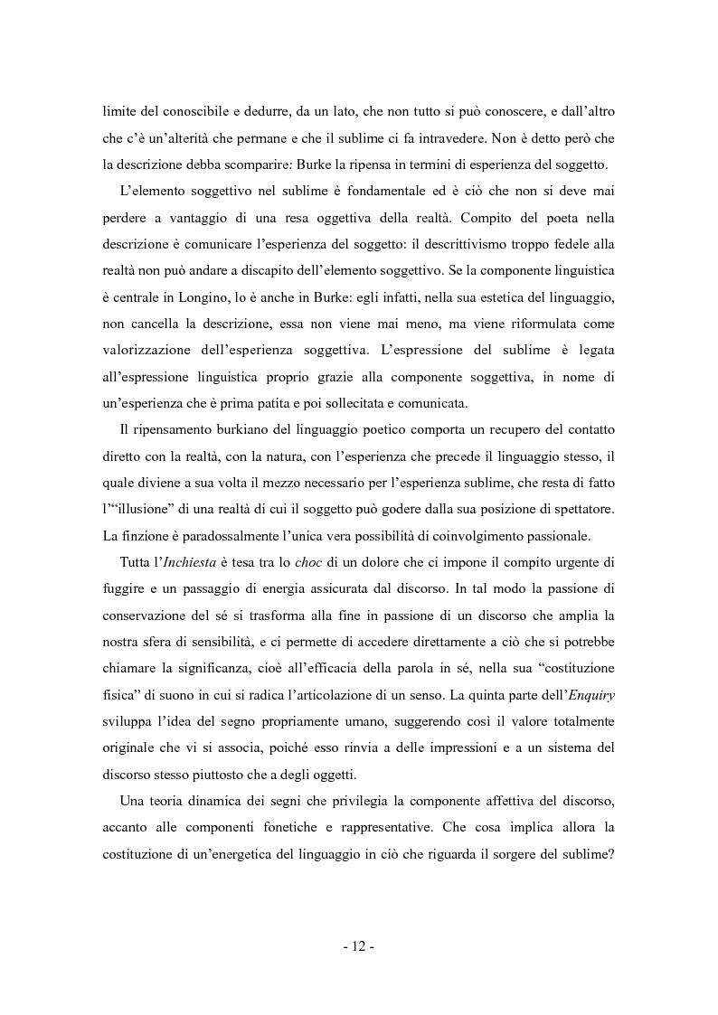 Anteprima della tesi: Il sublime fra passione e rappresentazione: da Longino a Burke, Pagina 11