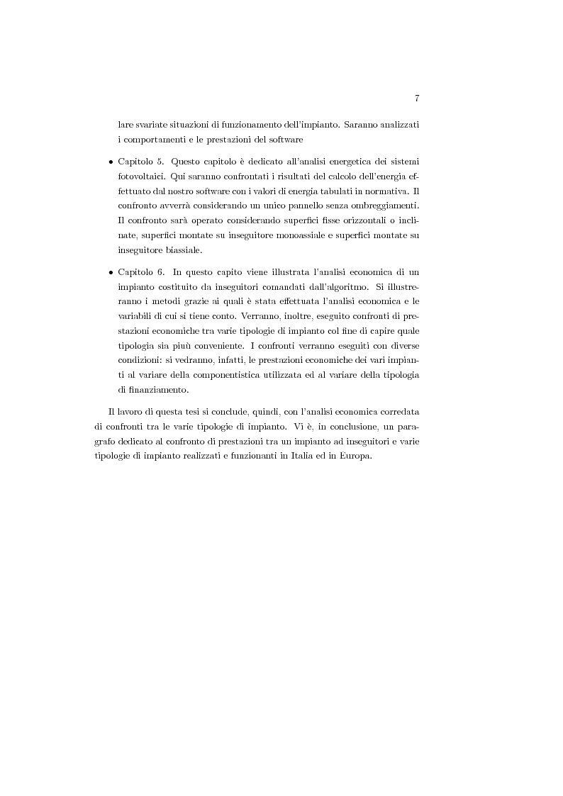Anteprima della tesi: Algoritmi per l'ottimizzazione della raccolta di energia solare in sistemi fotovoltaici ad inseguimento, Pagina 4