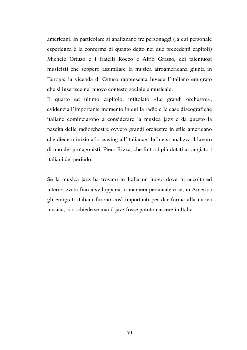 Anteprima della tesi: Il Jazz in Italia e l'Italia nel Jazz, Pagina 5