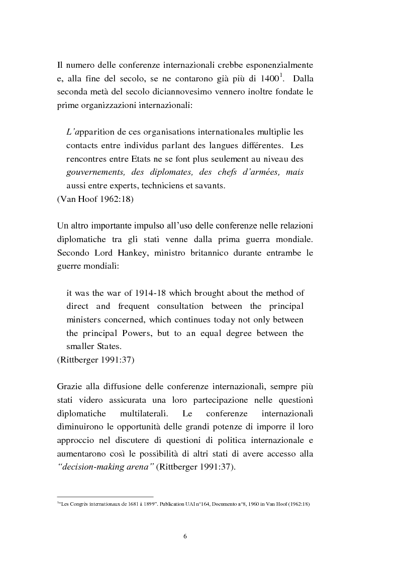 Anteprima della tesi: L'interpretazione di conferenza nelle organizzazioni internazionali, Pagina 8