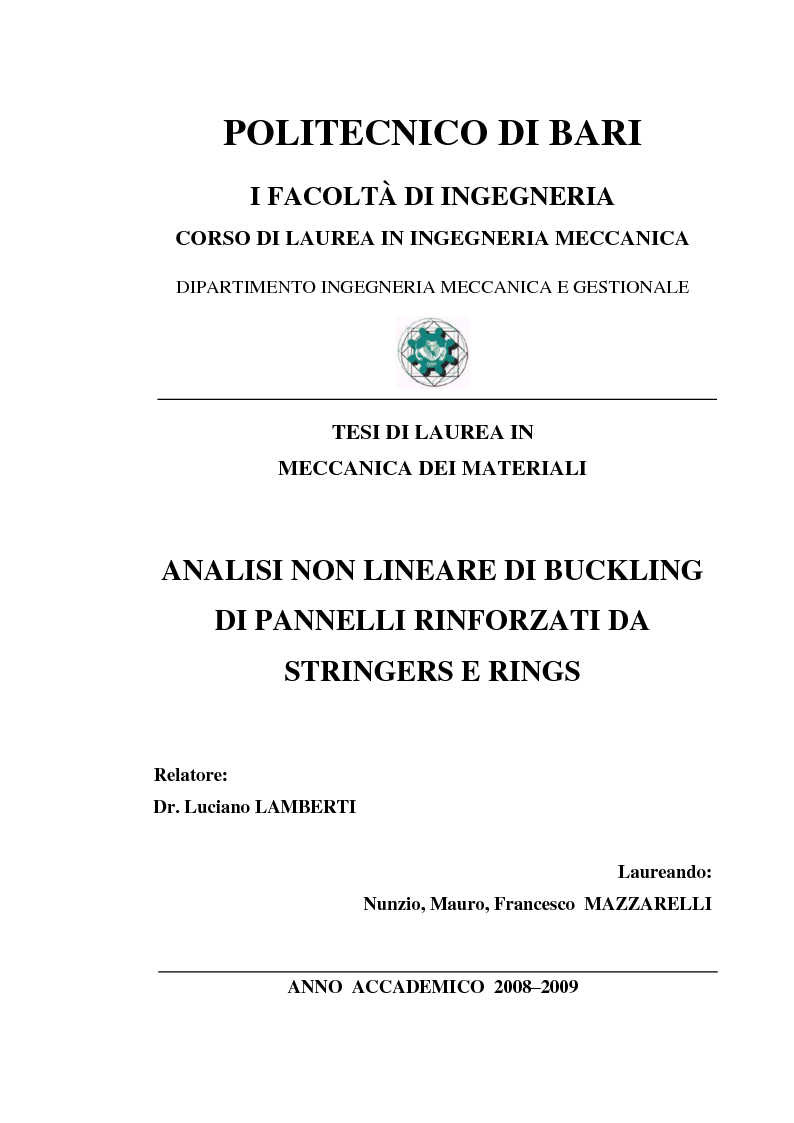 tesi da scaricare gratuitamente