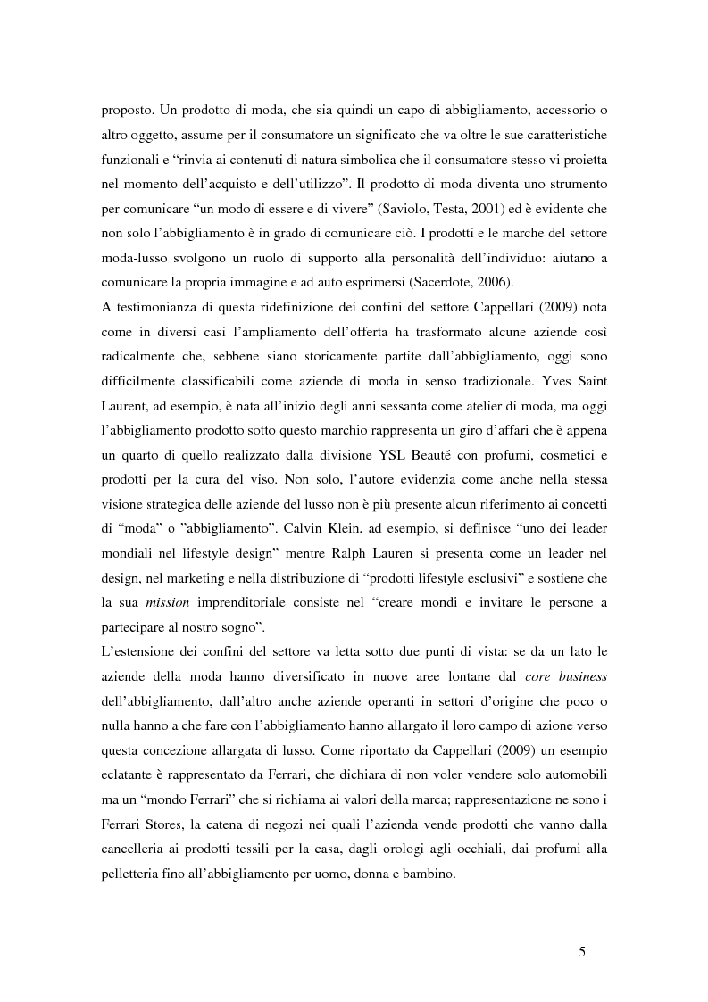 Anteprima della tesi: Il ciclo di vita del retail nella moda. Il caso Yoox., Pagina 6