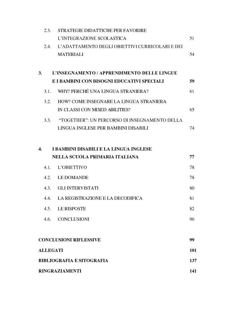 La lingua inglese nella scuola primaria: Children with ...