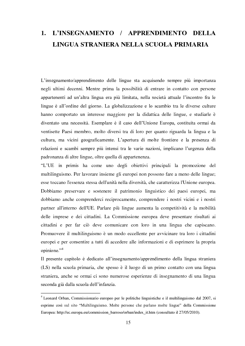 L’INSEGNAMENTO / APPRENDIMENTO DELLA LINGUA STRANIERA ...