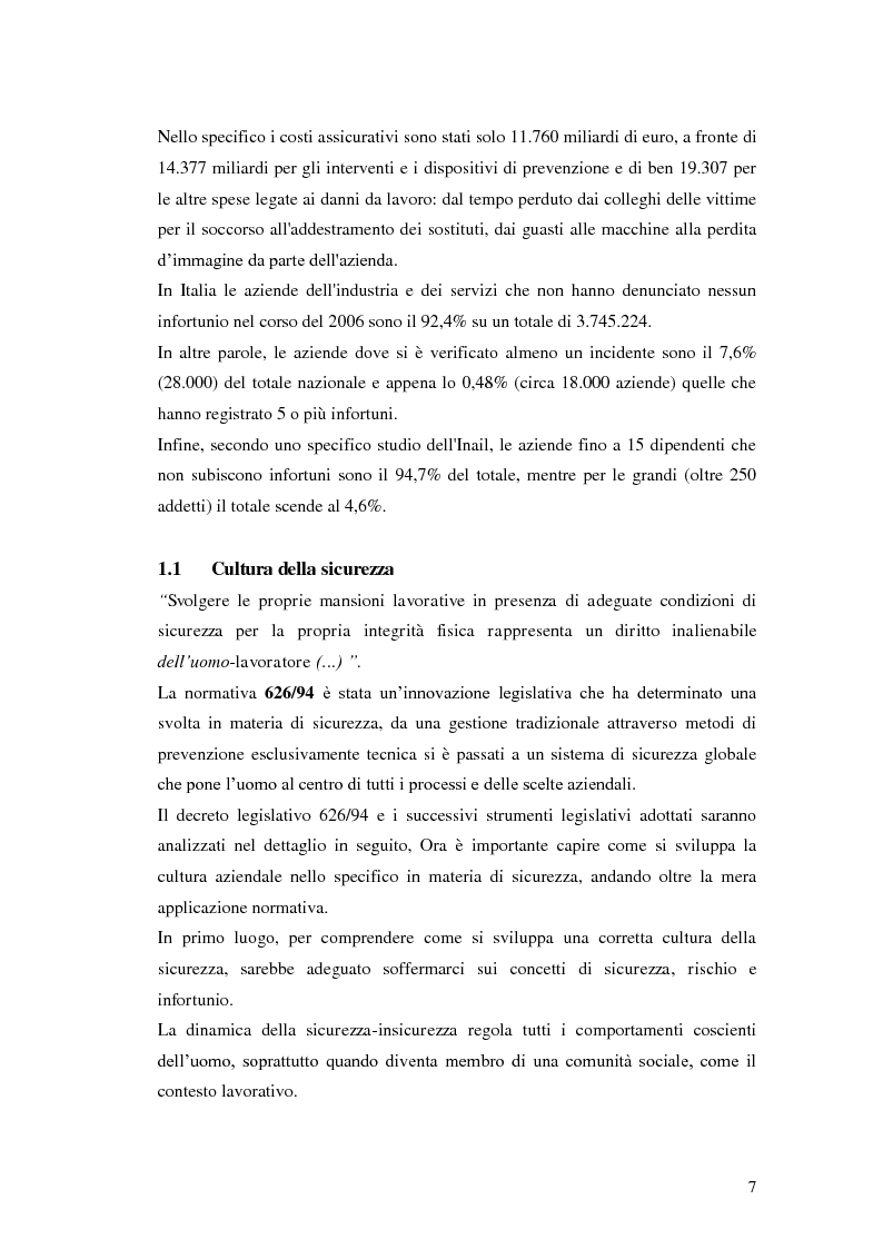 Estratto dalla tesi: Enel: tra sicurezza e formazione