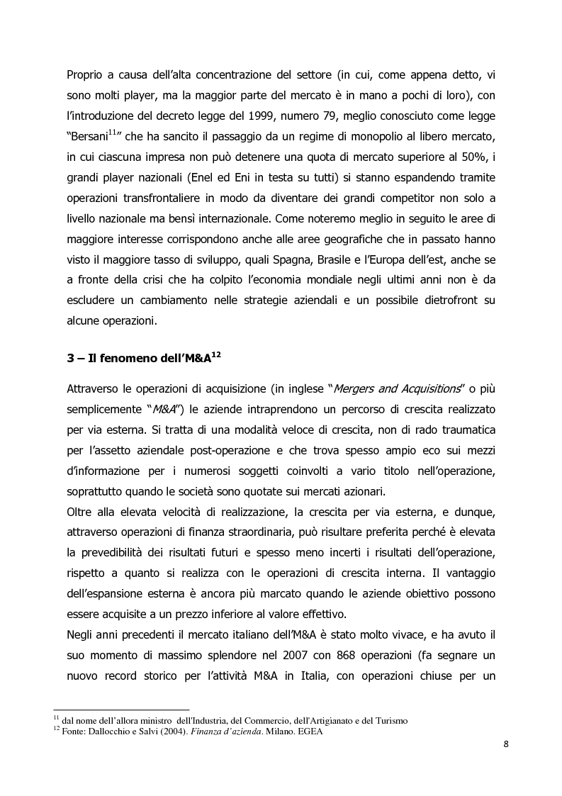Anteprima della tesi: Le operazioni di M&A nel settore energetico: l’internazionalizzazione delle imprese italiane, Pagina 7