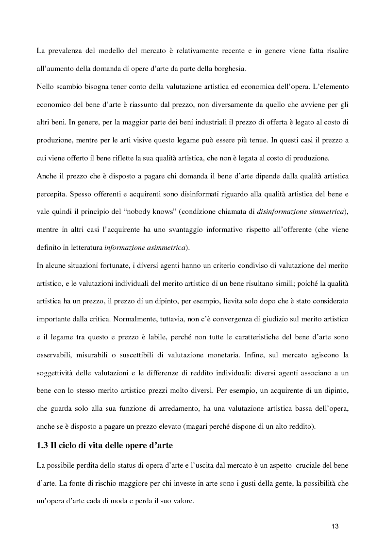 Estratto dalla tesi: Il mercato dell’arte contemporanea e le fiere di settore: il caso MiArt