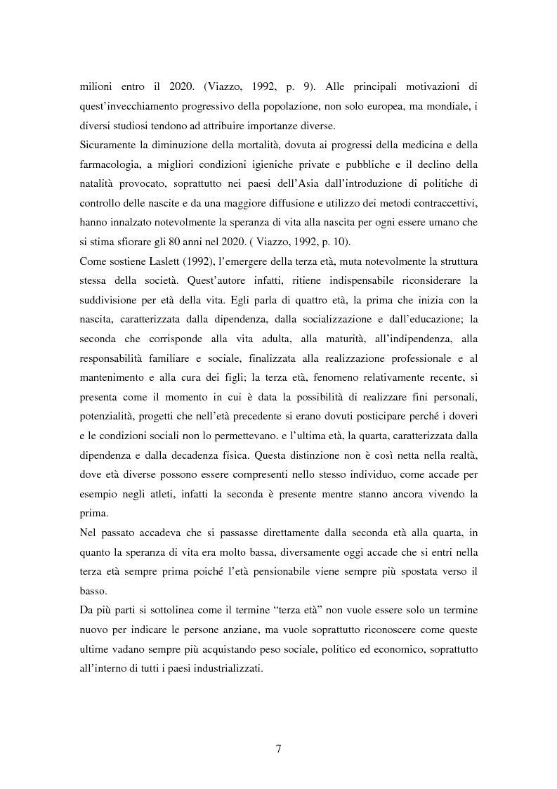 Anteprima della tesi: Internet e gli anziani: come la Rete rappresenta gli anziani e come gli anziani utilizzano la Rete, Pagina 5