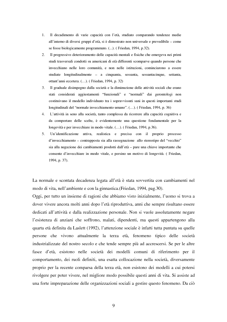 Anteprima della tesi: Internet e gli anziani: come la Rete rappresenta gli anziani e come gli anziani utilizzano la Rete, Pagina 7