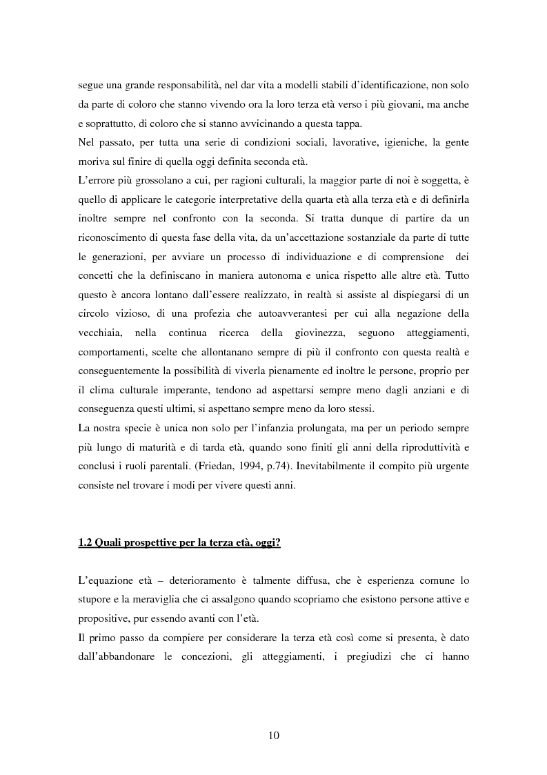 Anteprima della tesi: Internet e gli anziani: come la Rete rappresenta gli anziani e come gli anziani utilizzano la Rete, Pagina 8