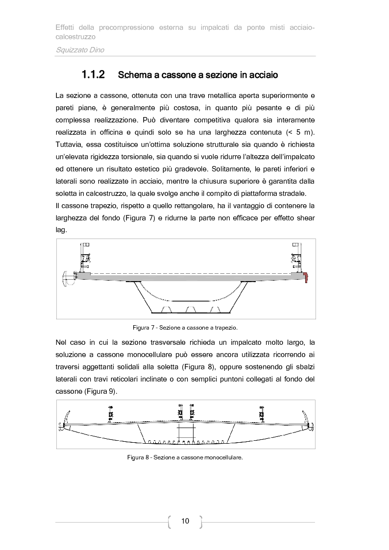 Anteprima della tesi: Effetti della precompressione esterna su impalcati da ponte misti acciaio-calcestruzzo, Pagina 7