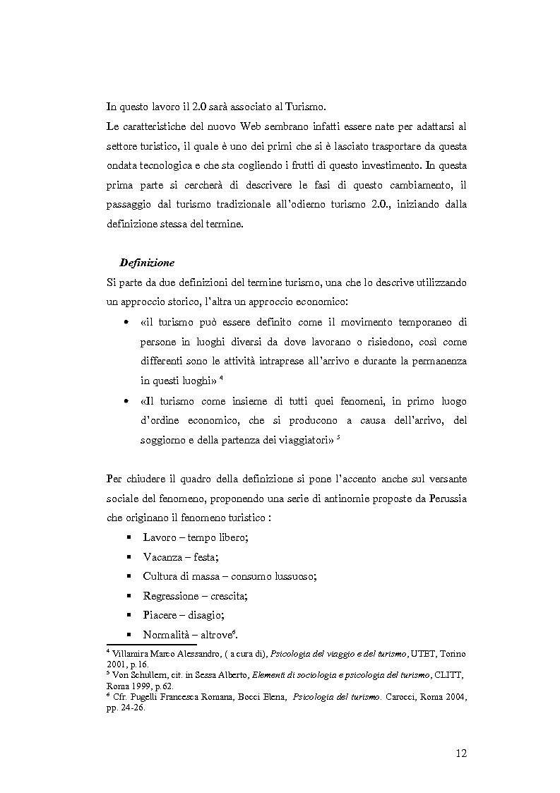 Anteprima della tesi: Il turismo nell'era del Web 2.0, Pagina 8